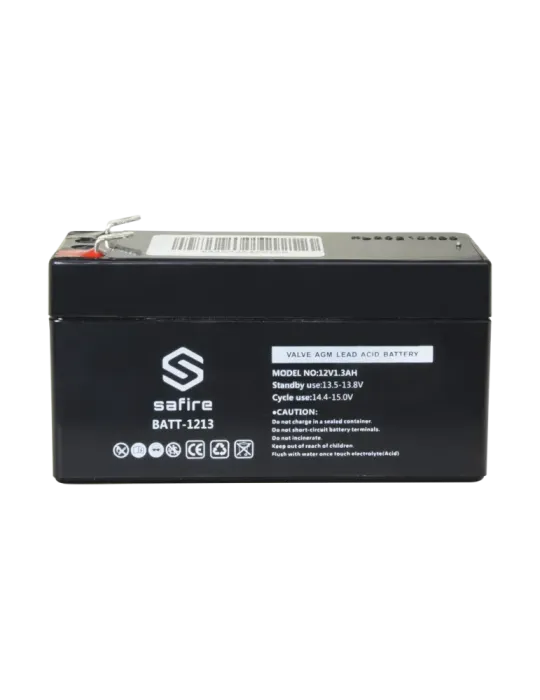 SAFIRE Batería recargable - Tecnología plomo ácido AGM - Voltaje 12 V