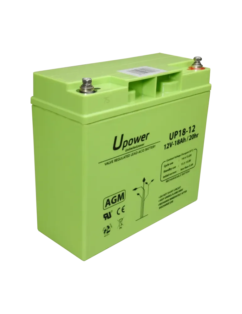 MASTER BATTERY Upower - Batería recargable - Tecnología plomo ácido AG