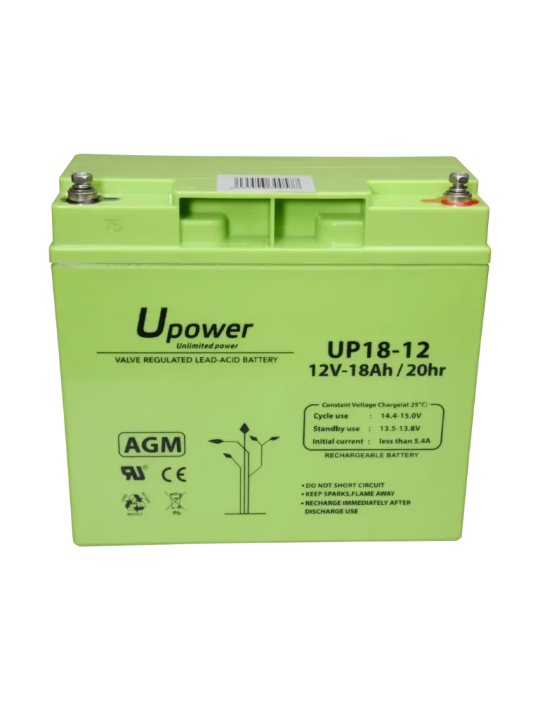 MASTER BATTERY Upower - Batería recargable - Tecnología plomo ácido AG