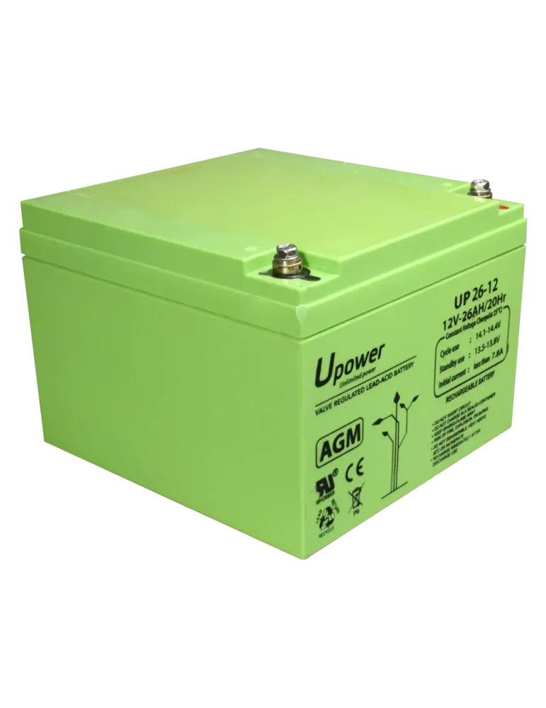MASTER BATTERY Upower - Batería recargable - Tecnología plomo ácido AG
