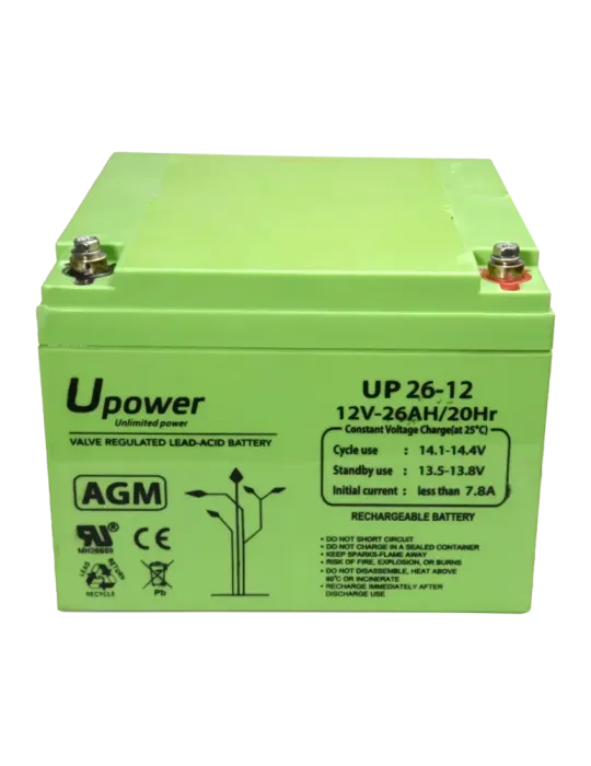 MASTER BATTERY Upower - Batería recargable - Tecnología plomo ácido AG
