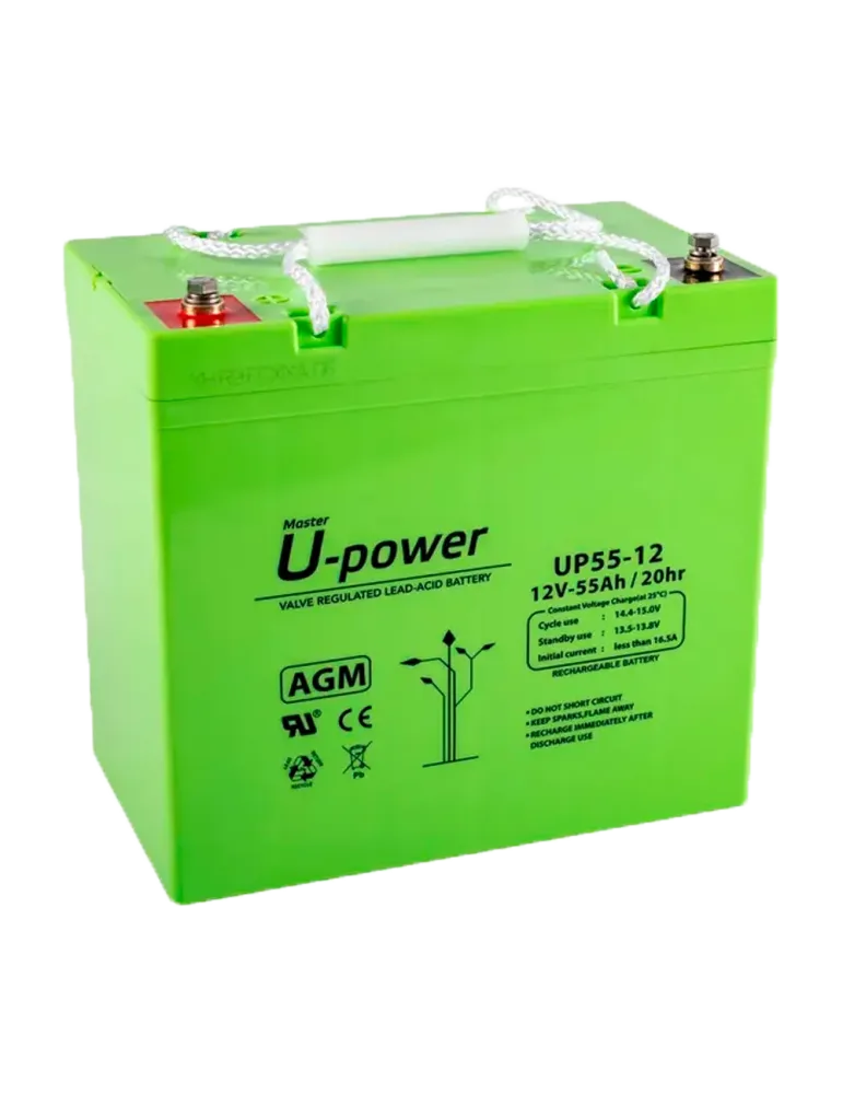MASTER BATTERY Upower - Batería recargable - Tecnología plomo ácido AG