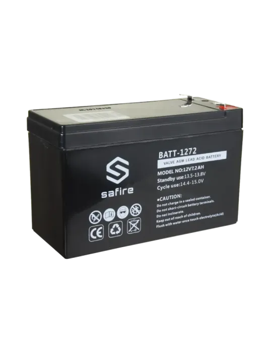 SAFIRE Batería recargable - Tecnología plomo ácido AGM - Voltaje 12 V