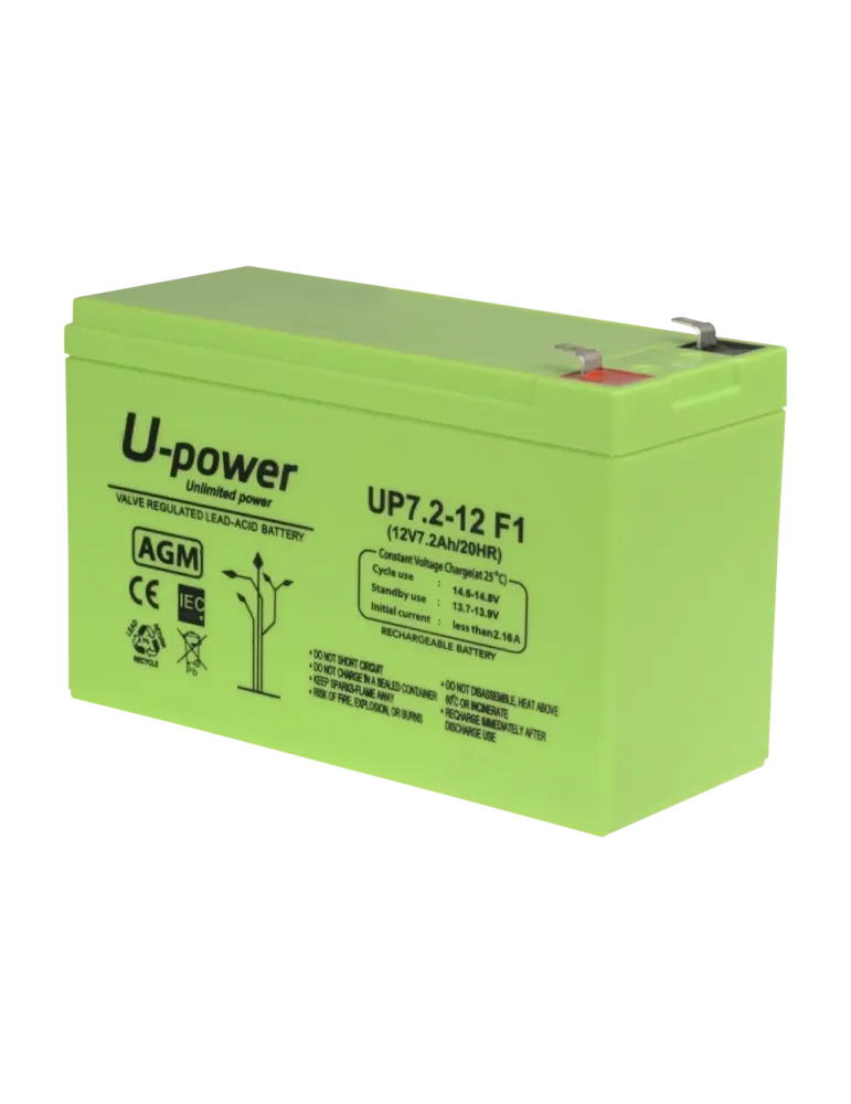 MASTER BATTERY Upower - Batería recargable - Tecnología plomo ácido AG