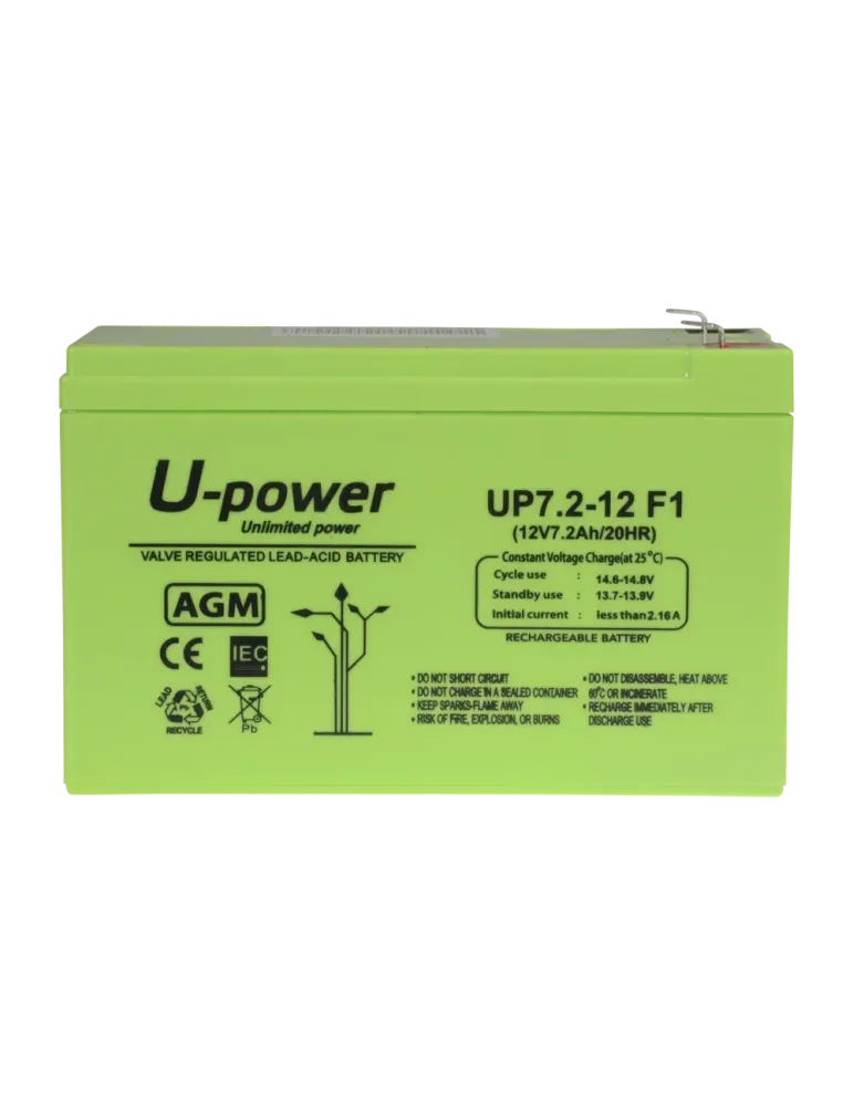 MASTER BATTERY Upower - Batería recargable - Tecnología plomo ácido AG