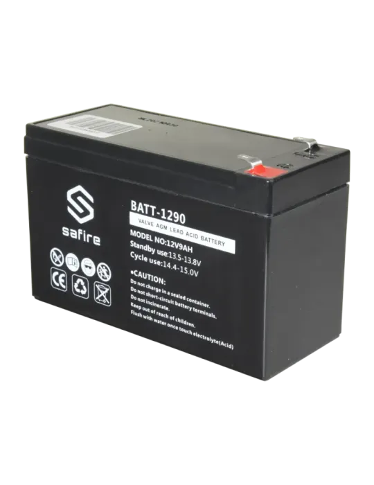 SAFIRE Batería recargable - Tecnología plomo ácido AGM - Voltaje 12 V