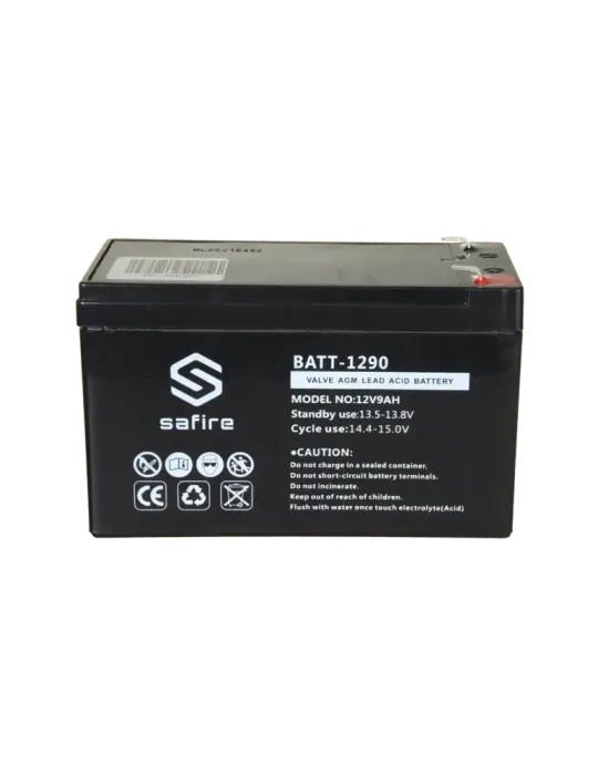 SAFIRE Batería recargable - Tecnología plomo ácido AGM - Voltaje 12 V
