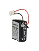 Safire - Pack de pilas CR123A / CR17345 / 5018LC - En retráctil con co