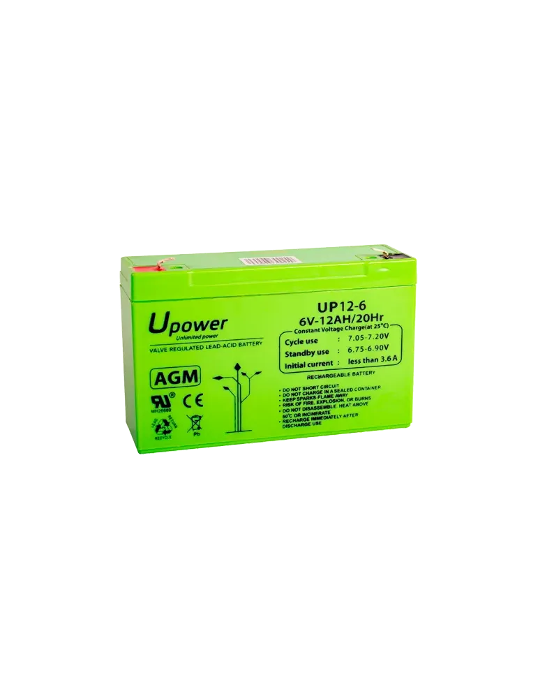 MASTER BATTERY Upower - Batería recargable - Tecnología plomo ácido AG