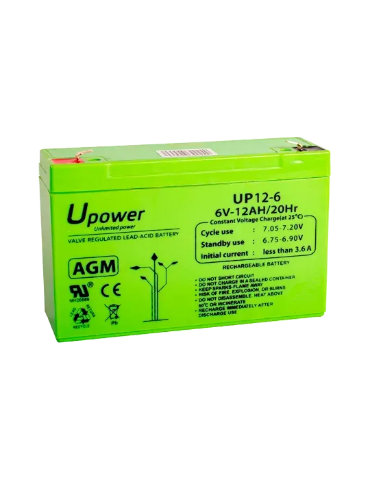 MASTER BATTERY Upower - Batería recargable - Tecnología plomo ácido AG