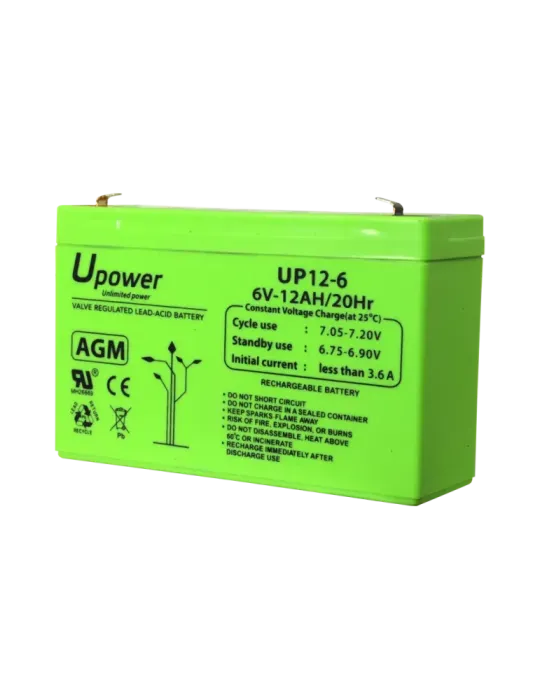 MASTER BATTERY Upower - Batería recargable - Tecnología plomo ácido AG