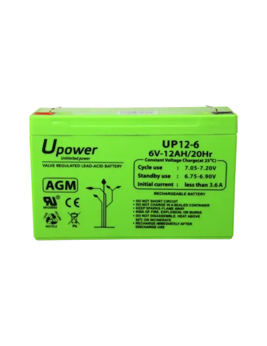 MASTER BATTERY Upower - Batería recargable - Tecnología plomo ácido AG