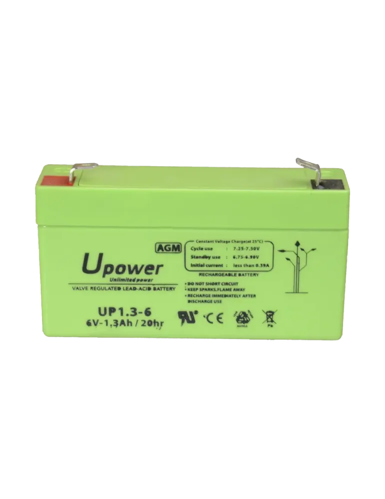 MASTER BATTERY Upower - Batería recargable - Tecnología plomo ácido AG