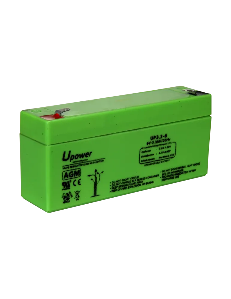 MASTER BATTERY Upower - Batería recargable - Tecnología plomo ácido AG