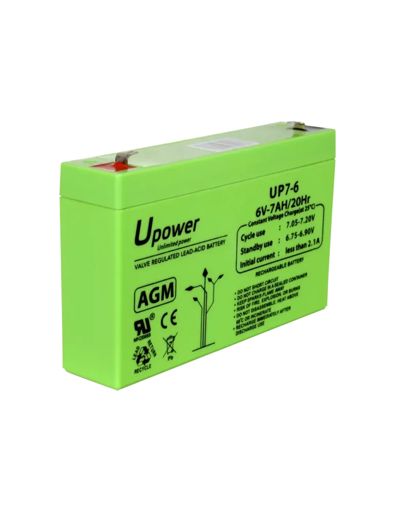 MASTER BATTERY Upower - Batería recargable - Tecnología plomo ácido AG