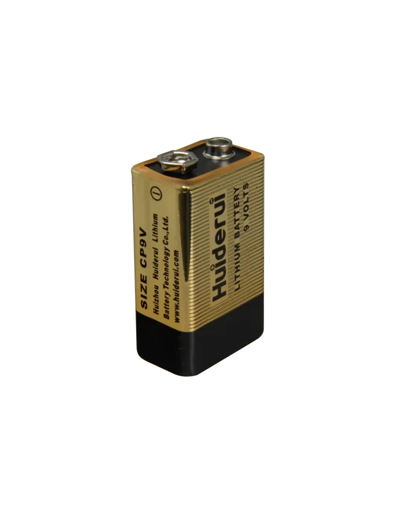 MARCA BLANCA Huiderui - Pila CP9V - Voltaje 9.0 V - Litio - Capacidad