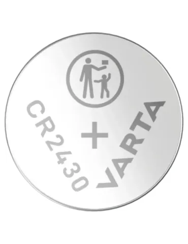 NACIONAL Varta - Pila CR2430 - Voltaje 3.0 V - Litio - Capacidad nomin