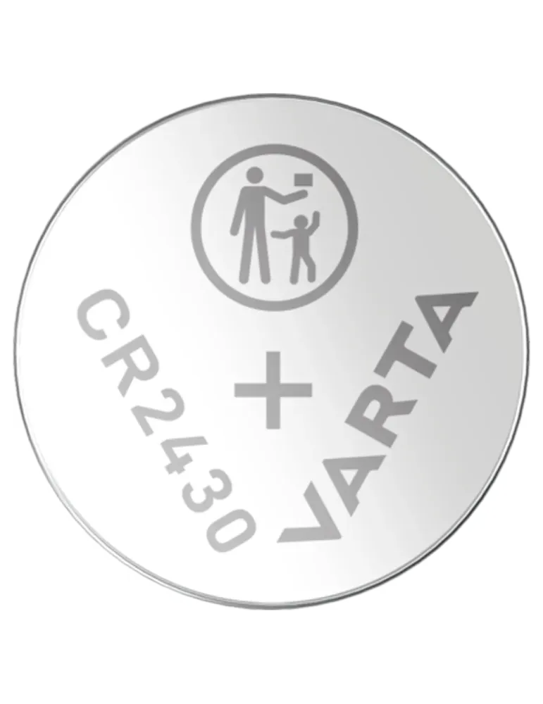 NACIONAL Varta - Pila CR2430 - Voltaje 3.0 V - Litio - Capacidad nomin