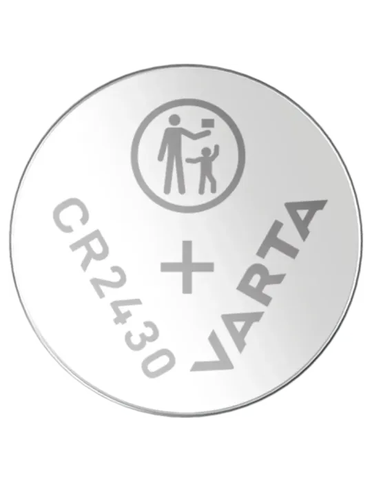 NACIONAL Varta - Pila CR2430 - Voltaje 3.0 V - Litio - Capacidad nomin
