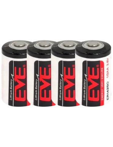 NACIONAL EVE - Pila 1/2 AA / ER14250 - Litio. Voltaje 3.6 V - Precio p