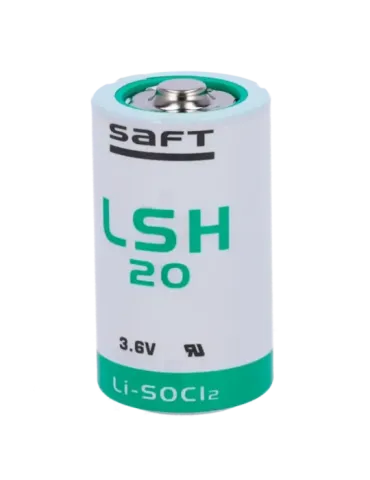 NACIONAL Saft - Pila LSH20 - Voltaje 3.6 V - Litio - Capacidad nominal