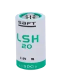 NACIONAL Saft - Pila LSH20 - Voltaje 3.6 V - Litio - Capacidad nominal