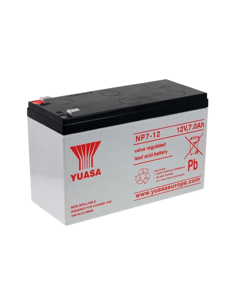 MARCA BLANCA Yuasa NP7-12 - Batería recargable - Tecnología plomo ácid