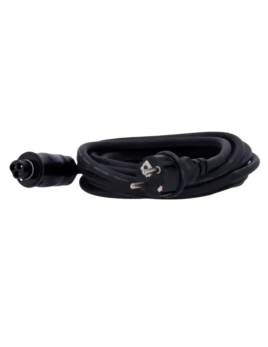 MARCA BLANCA Conector solar AC 3 pines - Macho a Schuko - 2 metros de