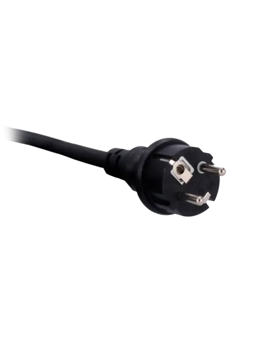 MARCA BLANCA Conector solar AC 3 pines - Macho a Schuko - 2 metros de
