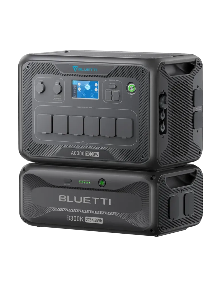 BLUETTI Kit batería doméstica Bluetti - Capacidad 2765Wh - Potencia 30