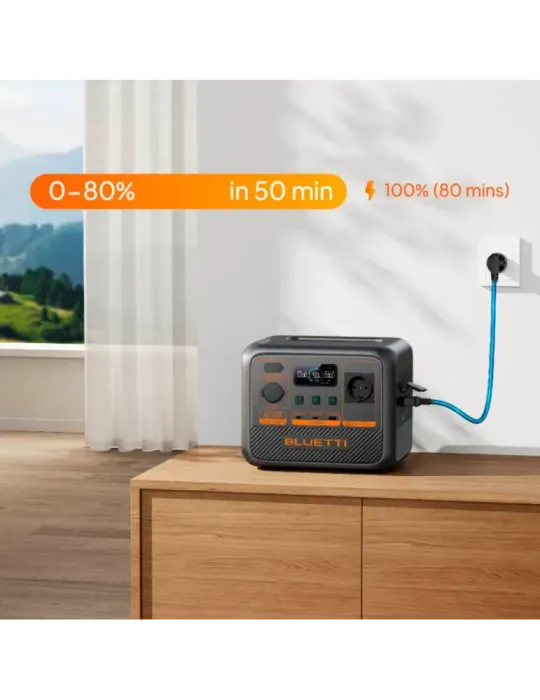 BLUETTI Batería portátil Bluetti - Gran capacidad 504Wh (18Ah) - Poten