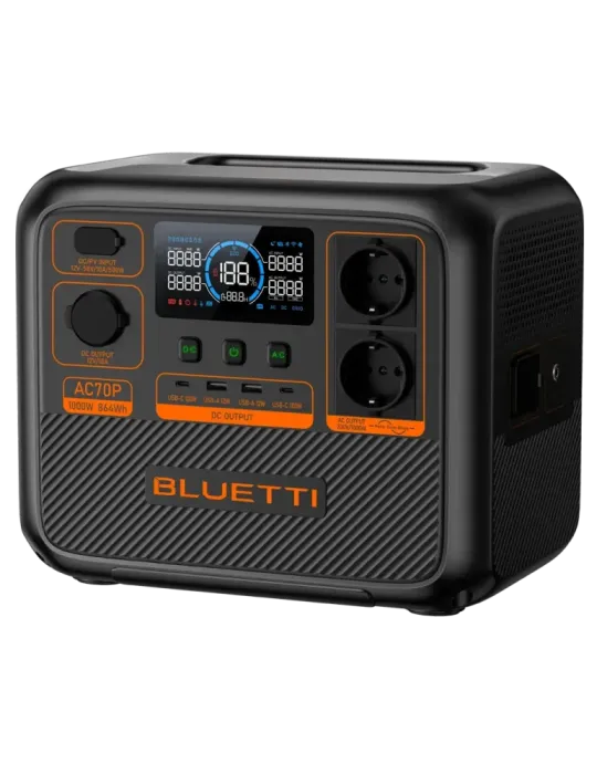 BLUETTI Batería portátil Bluetti - Gran capacidad 864Wh - Potencia sal