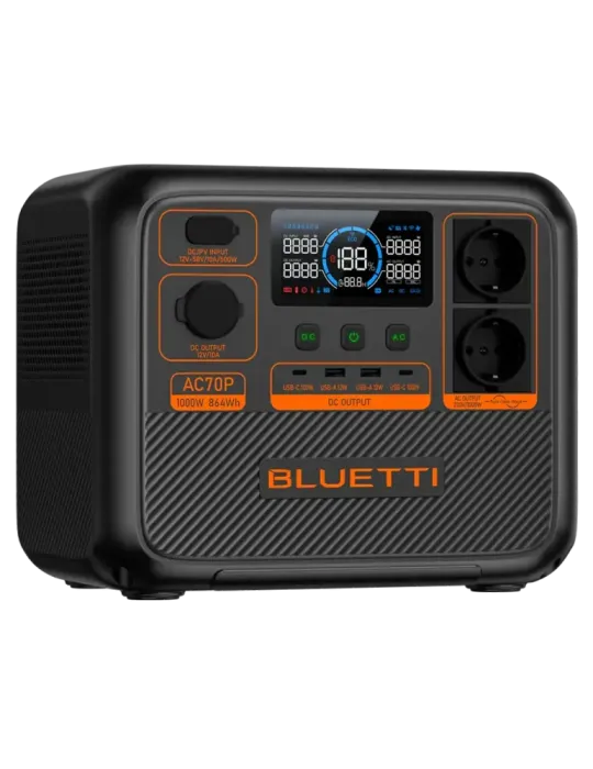 BLUETTI Batería portátil Bluetti - Gran capacidad 864Wh - Potencia sal