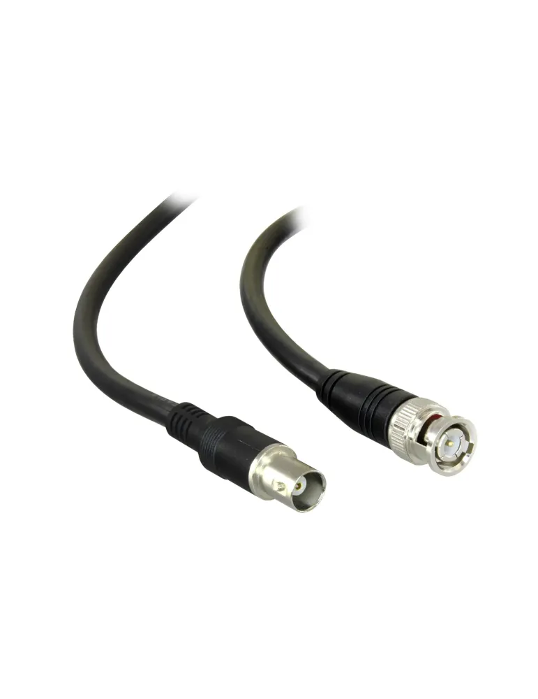 MARCA BLANCA Cable coaxial preparado - BNC macho a BNC hembra - Coaxia