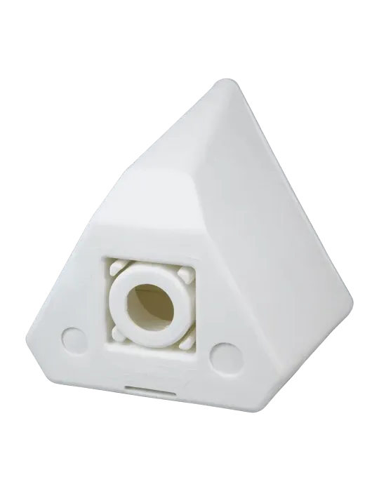 MARCA BLANCA Soporte de pared o poste triangular - Apto para uso exter