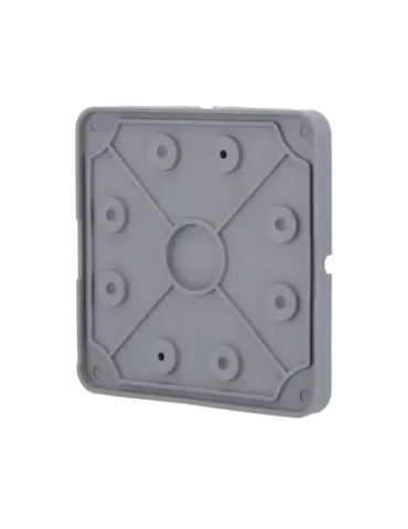 MARCA BLANCA Tapa de conexiones flexible para caja de soporte - Apto p