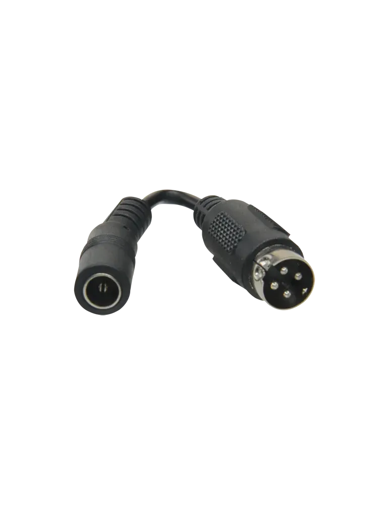 MARCA BLANCA Adaptador DC - 105 mm de largo - Conector hembra Mini Din