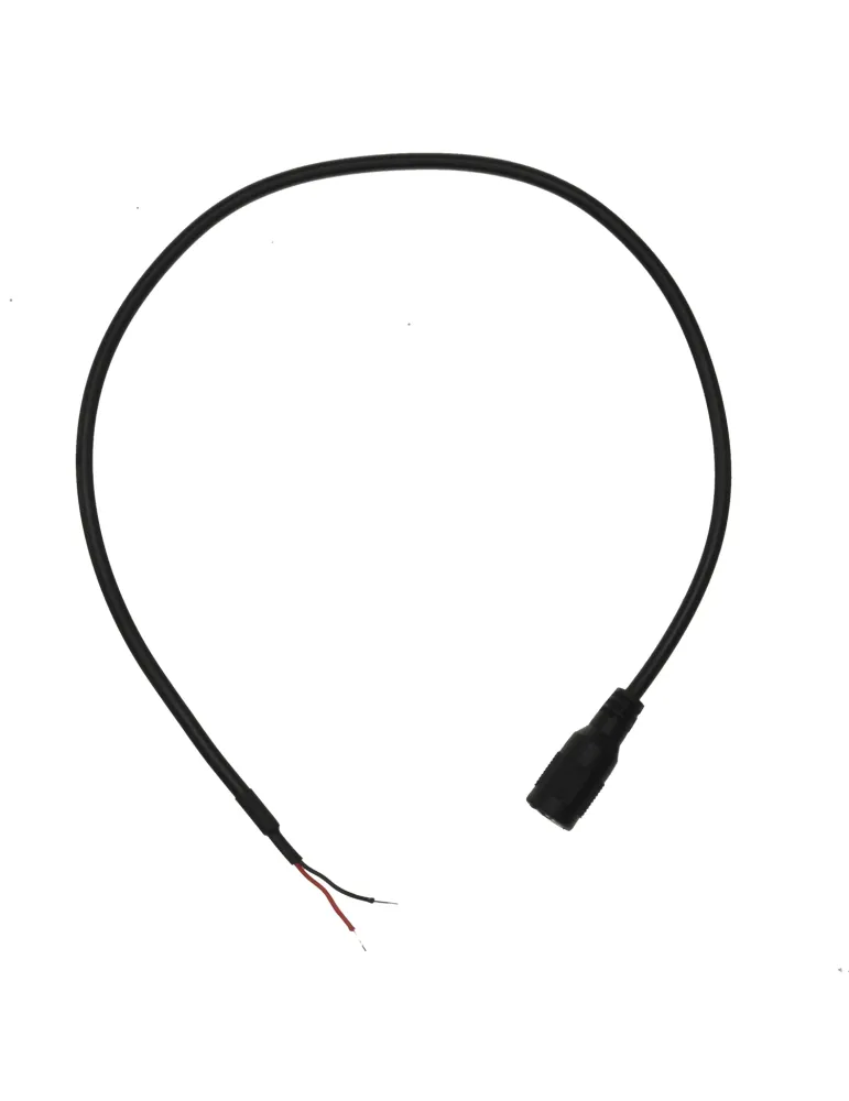 MARCA BLANCA Cable Rojo/Negro paralelo - 400 mm de largo - Terminales