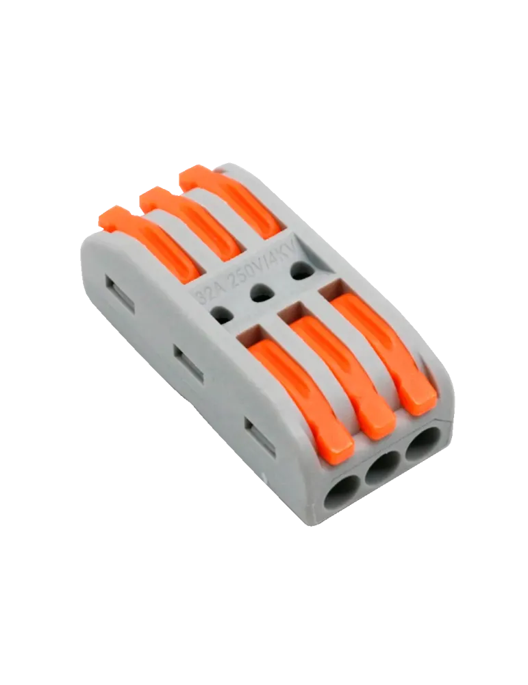 MARCA BLANCA Safire - Conector de Cable - 3 Entradas y 3 Salidas - Cal