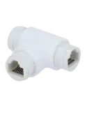 MARCA BLANCA Adaptador RJ45 - Conector entrada RJ45 hembra - Conector