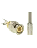 SAFIRE Conector SAFIRE - BNC para soldar - Adaptado a RG59 - Incluye t
