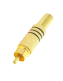 MARCA BLANCA Conector - RCA macho para soldar - Cable paralelo audio -