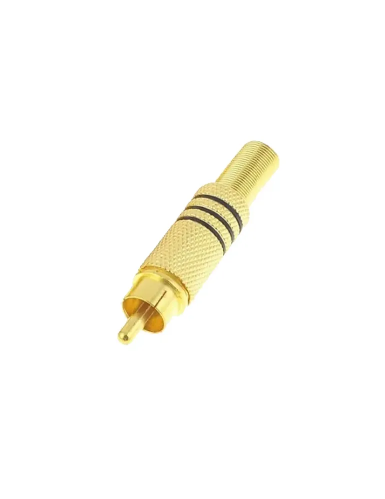 MARCA BLANCA Conector - RCA macho para soldar - Cable paralelo audio -
