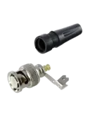 SAFIRE Conector SAFIRE - BNC para atornillar - Compatible con cualquie