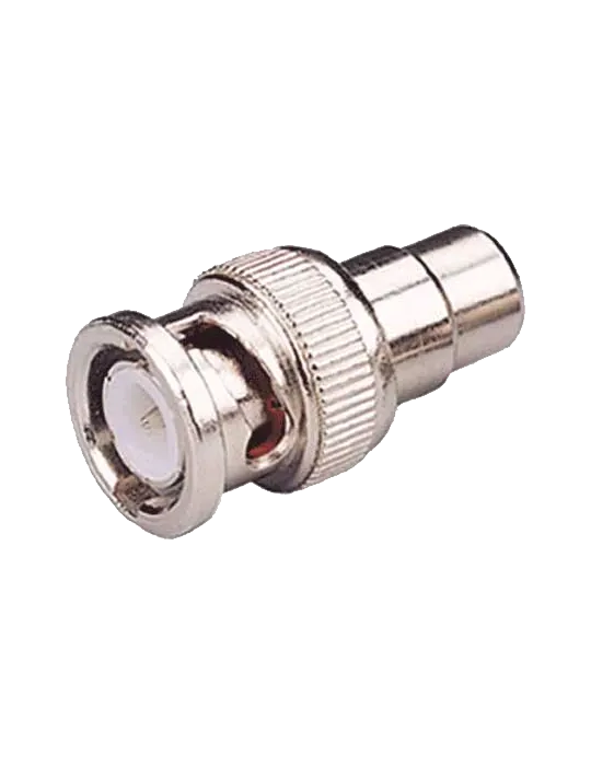 SAFIRE Conector - BNC macho - RCA hembra - 25 mm (Fo) - 10 mm (An) - 5