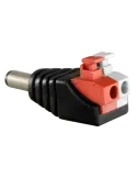 Safire - Conector DC macho de fácil conexionado - Salida +/ de 2 termi