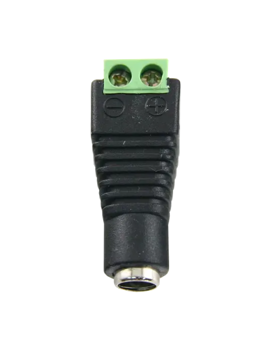 SAFIRE Conector SAFIRE - DC hembra - Salida +/ de 2 terminales - 36 mm