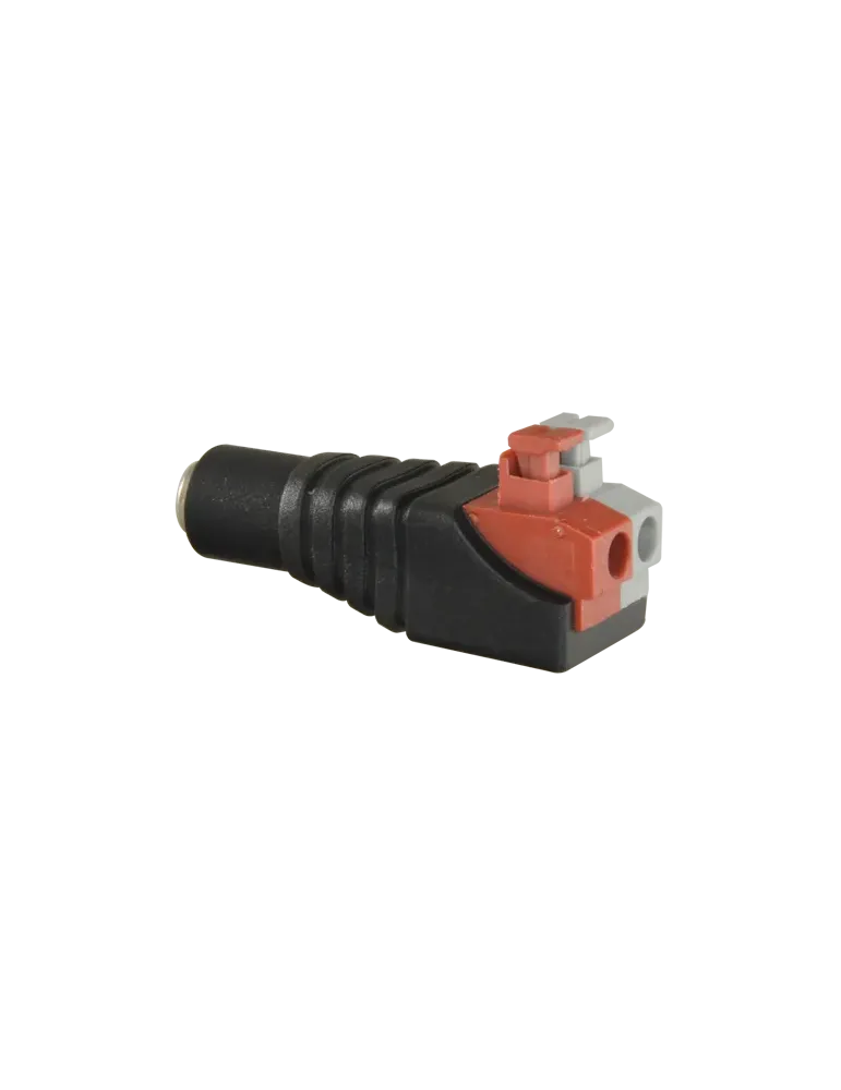 Safire - Conector DC hembra de fácil conexionado - Salida +/ de 2 term
