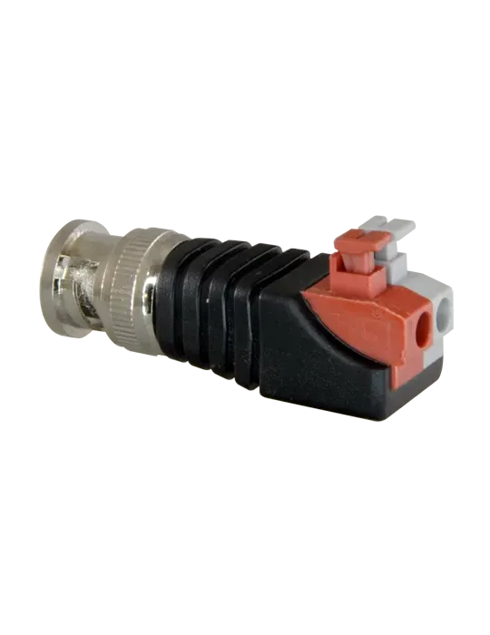 Safire - Conector BNC macho de fácil conexionado - Salida +/ de 2 term