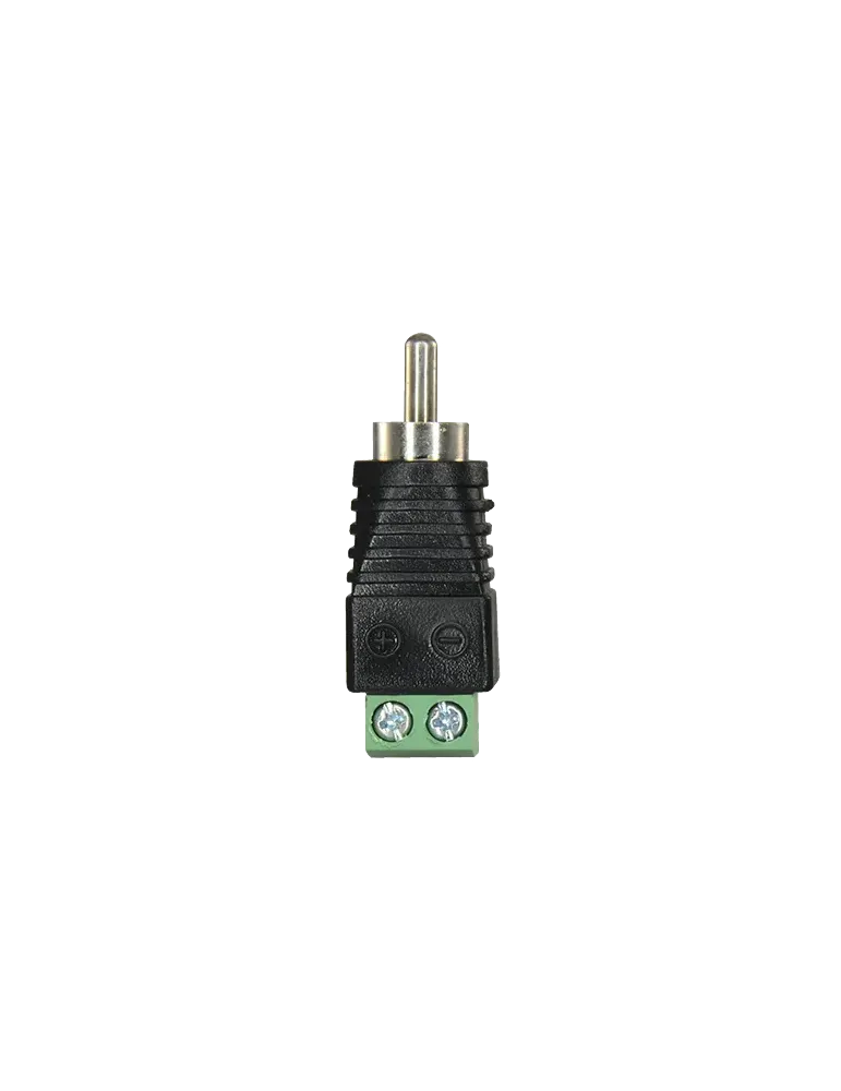 SAFIRE Conector SAFIRE - RCA macho - Salida +/ de 2 terminales - 36 mm